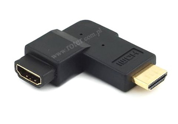 PRZEJŚCIÓWKA HDMI WTYK GNIAZDO STRONA PRAWA