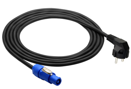 KABEL PRZEWÓD ZASILAJĄCY POWERCON - SCHUKO 3X1,5MM2 GUMA 1,5M