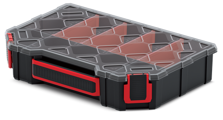 ORGANIZER SKRZYNKA NARZĘDZIOWA KUWETA TAGER 30 284x195x60 Z PRZEGRODAMI