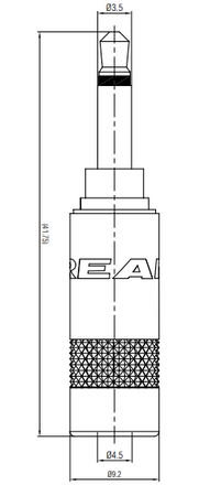 WTYK JACK 3.5 MONO TS NYS226 REAN NEUTRIK MINI JACK 3.5mm NA KABEL