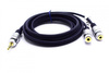 KABEL ROZDZIELACZ AUX WTYK JACK 3,5 - 2 GNIAZDA JACK JKD42 VITALCO 3M