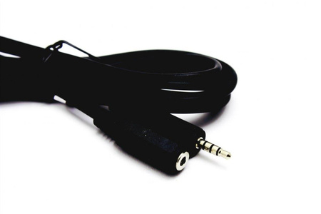 PRZEDŁUŻACZ AUX JACK 3,5 4 POLOWY VITALCO 0,5M 50CM JKP49