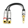 ADAPTER WTYK DUŻY JACK 6.3 STEREO 2X GNIAZDO 6,3 JACK 6,3 MONO VITALCO