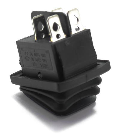 PRZEŁĄCZNIK HERMETYCZNY PROSTOKĄTNY ŻÓŁTY 230V AC