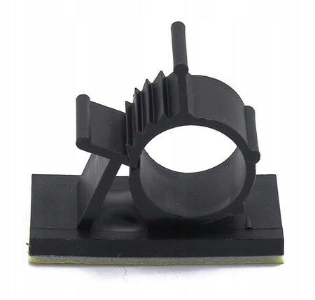 SAMOPRZYLEPNY ORGANIZER UCHWYT DO KABLI 10X KLIPS