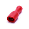 KONEKTOR IZOLOWANY PEŁNY ŻEŃSKI RED 4,8mm 100 sztuk