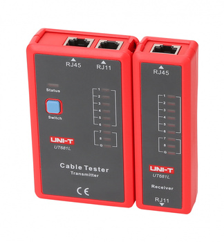 TESTER KABLI SIECIOWYCH LAN UNI-T UTP FTP RJ45 UT681L