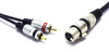 KABEL XLR ŻEŃSKI 2x WTYK RCA 3m VITALCO MKR08