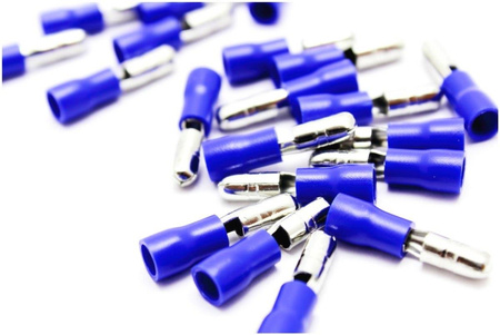 Konektor rurkowy męski niebieski