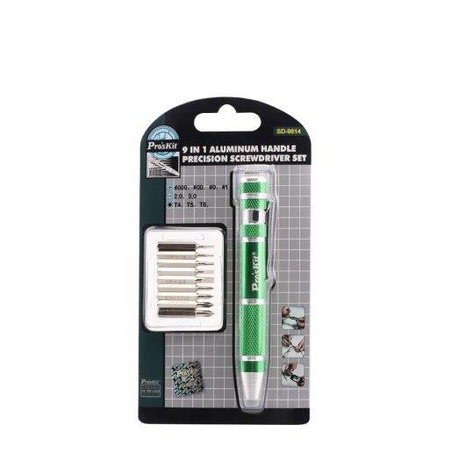 ZESTAW WKRĘTAKÓW PRECYZYJNYCH DO TELEFONÓW SD-9814 PROSKIT