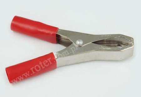 ZŁĄCZE AKUMULATORA KROKODYL 50A CZERWONY