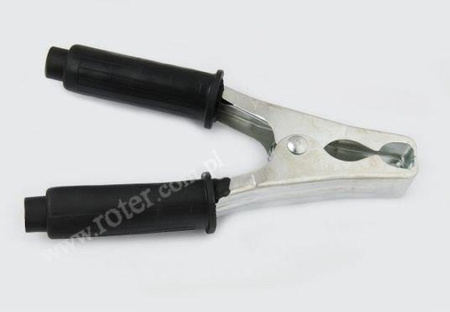 ZŁĄCZE AKUMULATORA KROKODYL 100A CZARNY