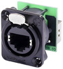 GNIAZDO RJ45 NE8FDP-B ETHERCON TABLICOWE NEUTRIK PANELOWE MONTAŻOWE CAT 5E