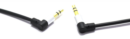 KABEL AUX JACK - JACK 3,5 STEREO VITALCO SLIM KĄTOWY 0,5M JKJ54 Vitalco