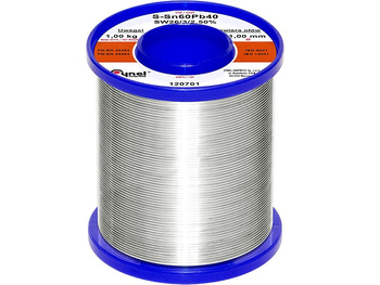 CYNA ZE SPOIWEM DO LUTOWANIA CYNEL 1kg / 2,50mm