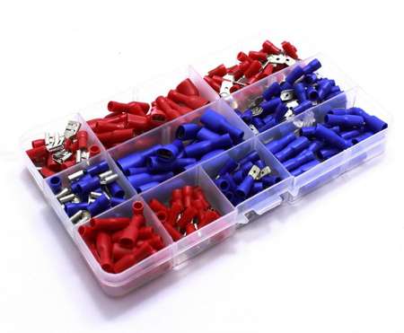 KONEKTORY IZOLOWANE MĘSKIE ŻEŃSKIE PEŁNE 240 SZTUK