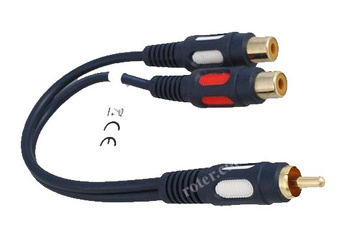 VITALCO ADAPTER RCA WTYK RCA / 2X GNIAZDO RCA RP09