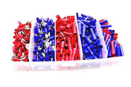 ZESTAW KONEKTORÓW IZOLOWANYCH 450 SZTUK TYP 2