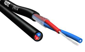 Kabel Klotz TP414 podwójny sygnałowy  2x2x0.14mm2 mikrofonowy czarny
