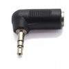 ADAPTER AUX WTYK JACK 3.5 STEREO GNIAZDO JACK KĄTOWY VITALCO