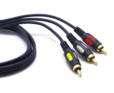 KABEL RCA 0,5m 3RCA - 3RCA CINCH VITALCO RK32