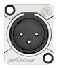 GNIAZDO XLR 3 PIN MĘSKIE ROXTONE RX3MD-NT MONTAŻ