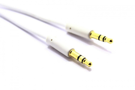 KABEL AUX MINI JACK 3,5 STEREO BIAŁY VITALCO 5M JKJ20