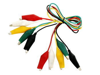 Krokodylki małe zestaw złącza krokodyl 5 sztuk