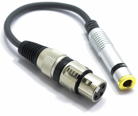 ADAPTER XLR ŻEŃSKI GNIAZDO JACK 6,3 STEREO VITALCO PRZEJŚCIÓWKA GNIAZDO JACK 6.3 GNIAZDO XLR