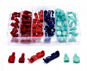 SZYBKOZŁĄCZA SAMOCHODOWE KONEKTORY ZESTAW 80