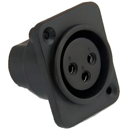 GNIAZDO MONTAŻOWE XLR 3 PIN PLASTIKOWE