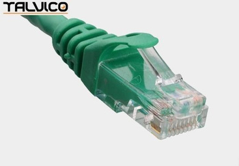 Patch cord UTP kat.6 CCA 5,0m zielony 6P01