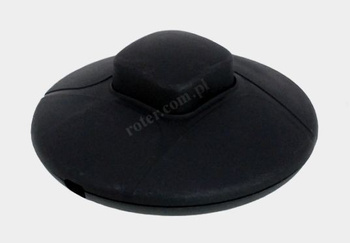 Przełącznik przelotowy czarny 2,5A 250V