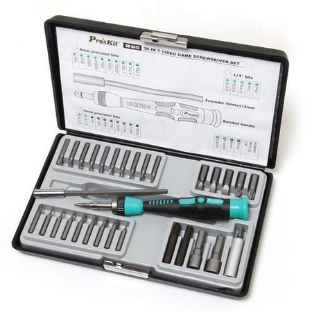 ZESTAW WKRĘTAKÓW DO GIER VIDEO 30W1 SD-9313 PROSKIT
