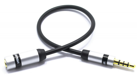 ADAPTER MIKROFONU GNIAZDO JACK 3.5 TRS NA WTYK JACK 3,5 TRRS