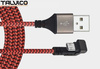 KABEL MICRO USB KĄTOWY 1,5m DSF600
