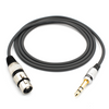  KABEL MIKROFONOWY JACK 6,3 STEREO - XLR ŻEŃSKI 3M MK20A