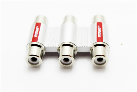 ADAPTER ŁĄCZNIK 3X RCA POTRÓJNY CHINCH VITALCO