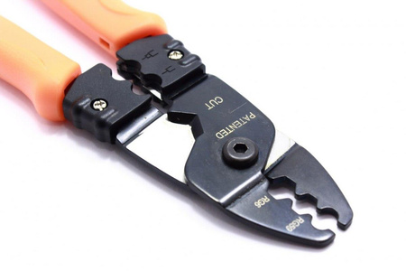 ZACISKARKA ZE ŚCIĄGACZEM IZOLACJI RG59 RG6 HT-233