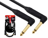 KABEL INSTRUMENTALNY JACK 6.3/ JACK 6.3 KĄTOWY GCSA1315 1.5m GITAROWY