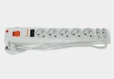 Listwa zasilająca ACAR P7 NET 3m szara