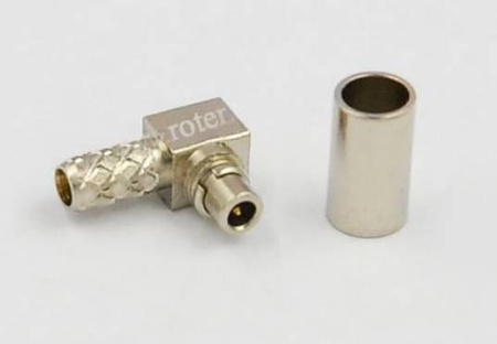 Wtyk MMCX na kabel RG 174 kątowy Vitalco