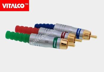 Wtyk RCA rw510 Vitalco 6mm rgb