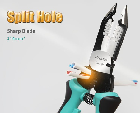 ZACISKARKA KONEKTORÓW ŚCIĄGACZ CP-420 PROSKIT 5W1