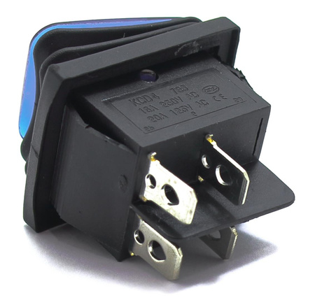 PRZEŁĄCZNIK HERMETYCZNY PROSTOKĄTNY NIEBIESKI 230V AC