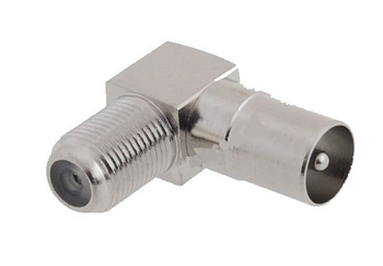 VITALCO KĄTOWY ADAPTER GNIAZDO F WTYK TV