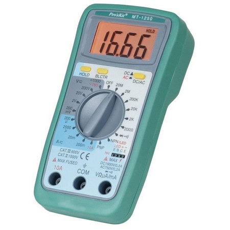 MIERNIK MULTIMETR MT-1250 PROSKIT