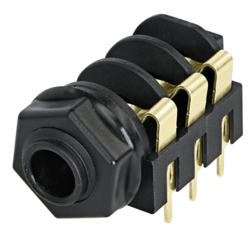 GNIAZDO JACK 6.3 STEREO TRS MONTAŻOWE NEUTRIK 6,3mm PCB NMJ6HFD2-AU