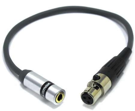 ADAPTER XLR 3 PIN MINI ŻEŃSKI - GNIAZDO MINI JACK 3,5 VITALCO MIKROFON