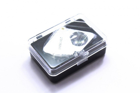 LUPA METALOWA SKŁADANA 18mm 20x